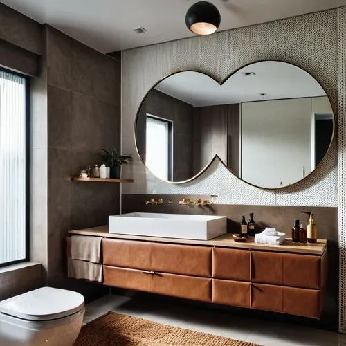 modern minimalist bathroom,luxury bathroom,contemporary decor,modern decor,wood mirror,bathroom,beauty room,shower bar,bathroom cabinet,bathtub accessory,bathtub,dressing table,exterior mirror,interior modern design,bathroom accessory,tub,washbasin,search interior solutions,valentine's day décor,bathroom sink,Photography,General,Realistic