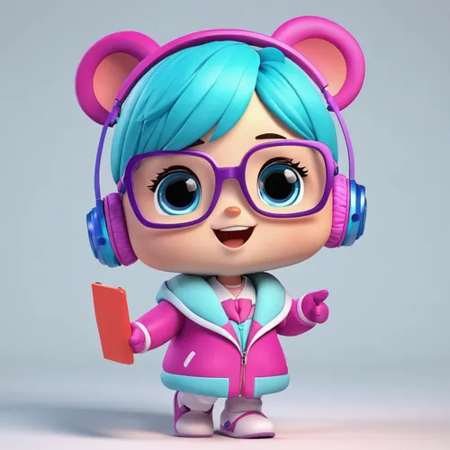 cute cartoon character,cartoon doctor,3d teddy,cub,3d model,agnes,cute cartoon image,vector girl,3d render,mini e,librarian,3d rendered,headphone,girl studying,cartoon character,kids illustration,rockabella,funko,mini,cinema 4d,Unique,3D,3D Character