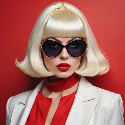 red lips,femme fatale,red lipstick,cruella de ville,eyewear,60's icon,pop art style,retro woman,fashion vector,aviator sunglass,ray-ban,pop art woman,modern pop art,maraschino,blonde woman,sunglasses,poppy red,marylyn monroe - female,cool blonde,spy