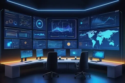 control desk,monitor wall,trading floor,blur office background,cybertrader,computer room,control center,dashboards,monitors,computer graphic,stock exchange broker,quantel,computerware,computer monitor,computerization,datametrics,cyberinfrastructure,virtualized,crypto mining,moniteur,Art,Artistic Painting,Artistic Painting 26