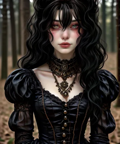 gothic woman,gothic fashion,gothic portrait,gothic style,victorian lady,gothic,goth woman,gothic dress,female doll,dark gothic mood,victorian style,vampire lady,fantasy portrait,black rose,goth,the enchantress,vampire woman,steampunk,marionette,celtic queen