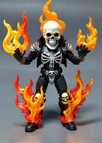 flickering flame,fire devil,firebrat,gas flame,fire master,skeleltt,hot metal,vax figure,firespin,death god,skull allover,dancing flames,molten,scorch,day of the dead skeleton,actionfigure,skulls bones,inferno,flame of fire,fire siren,Unique,3D,Garage Kits