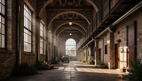 carreau,industrial hall,fabrik,eveleigh,factory hall,theed,brickworks,warehouses,cryengine,old factory,linthouse,arcaded,warehouse,industrial ruin,middleport,atriums,abandoned factory,courtyards,inside courtyard,rufford