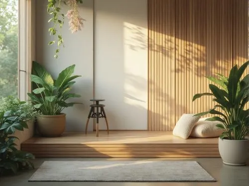 bamboo curtain,bamboo plants,house plants,houseplants,wooden mockup,houseplant,modern decor,ikebana,sunroom,daylighting,hallway space,garden design sydney,wooden planks,patterned wood decoration,modern room,home corner,window blinds,wood window,philodendron,wooden windows,Photography,General,Realistic