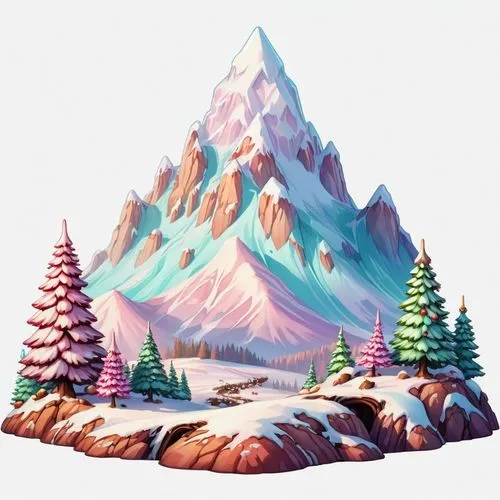 snow mountain,mountain scene,snowy peaks,snow mountains,mountain landscape,mountain slope,Illustration,Abstract Fantasy,Abstract Fantasy 11