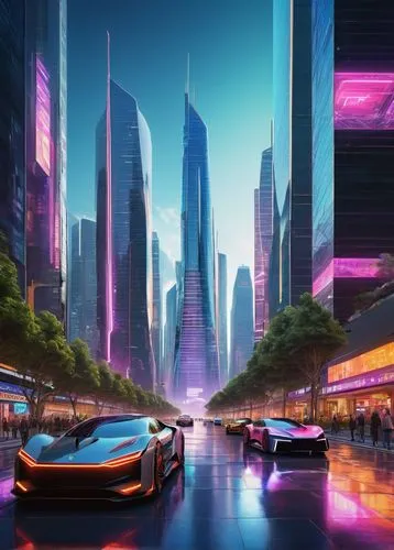 futuristic landscape,cybercity,car wallpapers,colorful city,3d car wallpaper,motorcity,cityscape,guangzhou,superhighways,megapolis,city highway,futuristic,gameloft,ford gt 2020,futuristic car,fantasy city,skylines,city scape,camaros,skyline,Art,Classical Oil Painting,Classical Oil Painting 21