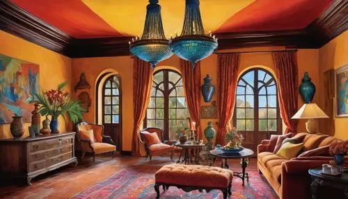 sitting room,victorian room,interior decor,parlor,bohemian art,ornate room,house painting,breakfast room,great room,livingroom,interior decoration,living room,lachapelle,home interior,dining room,driehaus,dandelion hall,danish room,interiors,meticulous painting,Conceptual Art,Oil color,Oil Color 25