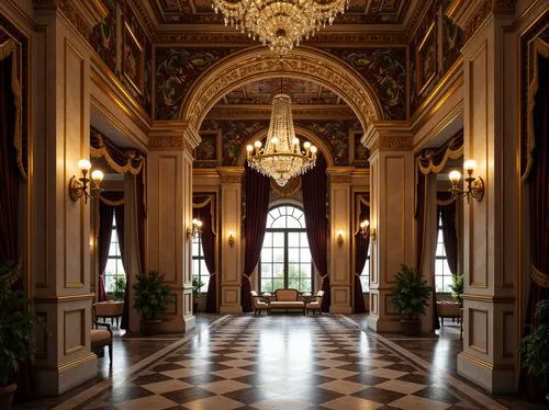 entrance hall,enfilade,emirates palace hotel,crown palace,foyer,hallway,ritzau,cochere,europe palace,royal interior,corridor,ballroom,grand hotel europe,hermitage,grandeur,hotel hall,lobby,kempinski,ornate room,grand hotel