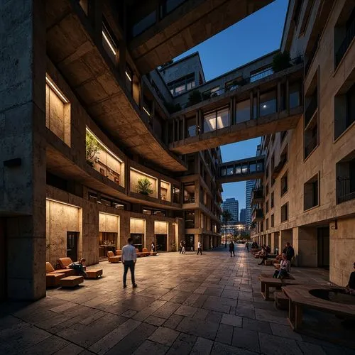 inside courtyard,courtyard,esade,courtyards,barbican,atriums,rikshospitalet,masdar,lofts,bicocca,rigshospitalet,broadgate,multistory,kanazawa,kirrarchitecture,patios,azabu,taikoo,atrium,seidler