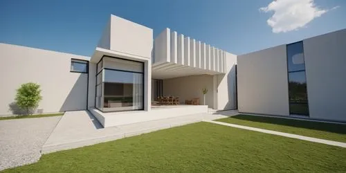 modern house,passivhaus,dunes house,3d rendering,modern architecture,frame house,Photography,General,Realistic