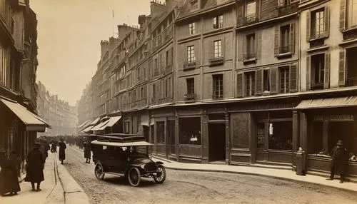 encarte,street scene,19th century,paris shops,july 1888,1900s,old street,lovat lane,paris,1905,old avenue,1906,vintage french postcard,xix century,st-denis,universal exhibition of paris,the boulevard arjaan,boulevard,1920s,cordwainer,Photography,Black and white photography,Black and White Photography 15