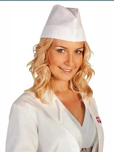 Медсестра в медицинском белом  халате  В Полный Рост ,a woman is wearing a white surgical cap,female nurse,nurse,chef hat,chef hats,kolinda,kutuzova