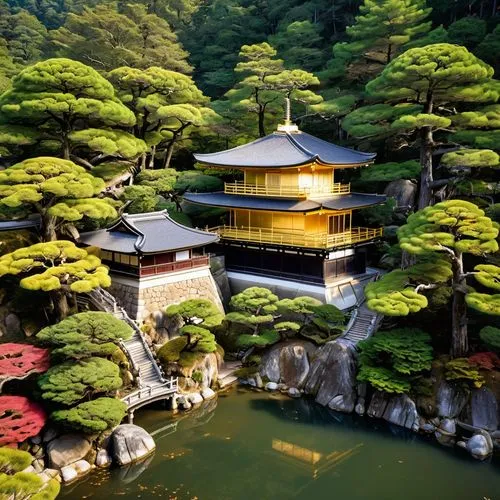 golden pavilion,the golden pavilion,japan garden,kyoto,beautiful japan,kinkakuji,Photography,General,Natural