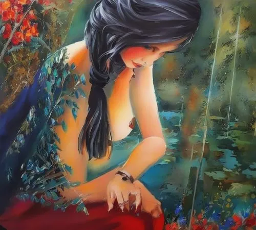 

,girl picking flowers,girl in the garden,oil painting on canvas,oil painting,girl praying,art painting,girl with a dolphin,indigenous painting,woman at the well,girl with tree,girl in flowers,oil on