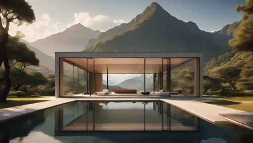 house in the mountains,house in mountains,pool house,luxury property,floating huts,luxury real estate,dunes house,home landscape,cubic house,summer house,modern house,mirror house,house by the water,r