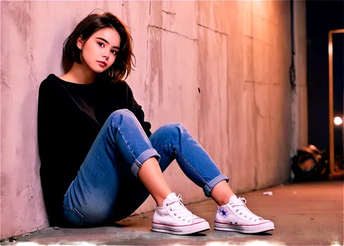 superga,street shot,onitsuka,jeans background,sneakers,diadora,feiyue,blue shoes,converse,effy,girl sitting,city ​​portrait,keds,denim background,puma,concrete background,derya,young model istanbul,black shoes,photo session at night,Conceptual Art,Fantasy,Fantasy 34