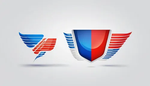 Design a modern logo featuring a stylized version of the Russian flag for a patriotic brand.,united states air force,southwest airlines,social logo,dribbble icon,windsports,delta-wing,store icon,dribb