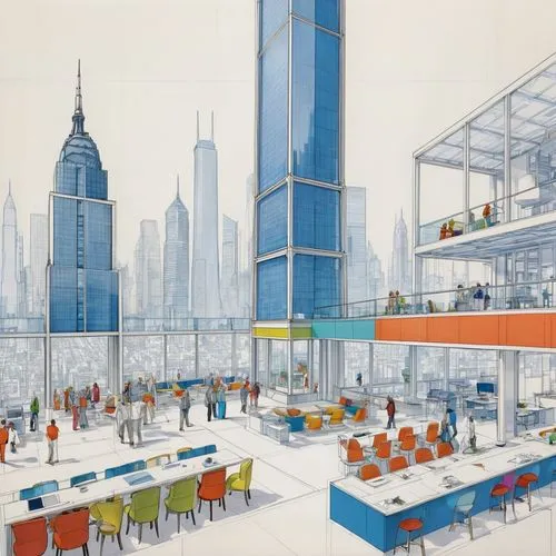 hudson yards,gensler,renderings,tishman,bjarke,koolhaas,Unique,Design,Blueprint