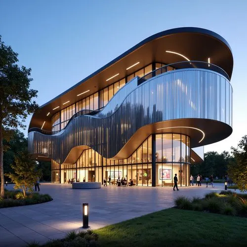 dupage opera theatre,safdie,futuristic architecture,modern architecture,gensler,bjarke,glass facade,futuristic art museum,snohetta,umbc,tilbian,blavatnik,philharmonie,macalester,umkc,music conservatory,adjaye,contemporary,revit,modern house