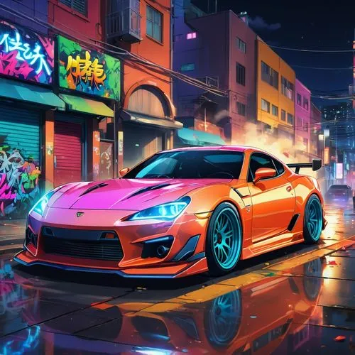 3d car wallpaper,car wallpapers,nissan gtr,gtr,supra,brz,granturismo,colorful city,scirocco,beautiful wallpaper,colorful background,neon,frs,kliper,drift,fire background,scionti,wrb,camaros,nfs,Illustration,Japanese style,Japanese Style 03