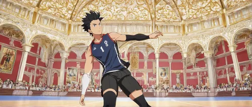 flip (acrobatic),volleyball,volleyball player,ballroom,ball badminton,anime 3d,axel jump,volley,ballroom dance,basketball player,floor exercise,athletic dance move,ballet master,katakuri,sports uniform,iaijutsu,equal-arm balance,ball (rhythmic gymnastics),sports dance,my hero academia,Conceptual Art,Fantasy,Fantasy 22