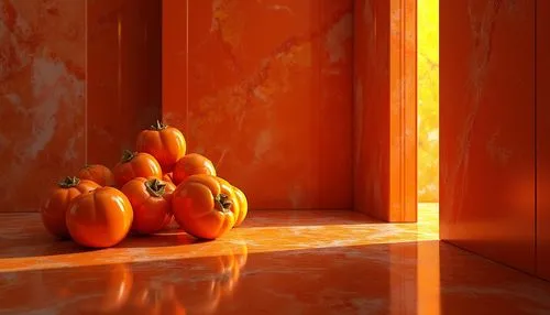 decorative pumpkins,calabashes,calabaza,decorative squashes,calabazas,terracotta,autumn still life,terracotta tiles,portal,oranges,3d render,orange,autumn pumpkins,pumpkin autumn,persimmon,pumpkins,persimmons,tangerines,gourds,pieces of orange,Photography,General,Realistic