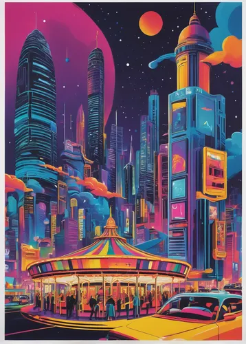 retro diner,colorful city,metropolis,80s,fantasy city,futuristic landscape,80's design,futuristic,gas planet,tokyo city,sky city,1980s,cityscape,shanghai,tokyo,harbour city,1980's,radio city music hall,epcot ball,cities,Conceptual Art,Fantasy,Fantasy 04