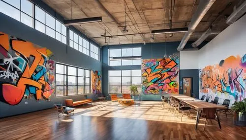 creative office,lofts,modern decor,modern office,loft,contemporary decor,muralist,graffiti art,hubspot,wall paint,offices,bizinsider,interior design,artspace,welin,wall art,company headquarters,resourcehouse,headquaters,graphic design studio,Conceptual Art,Graffiti Art,Graffiti Art 09