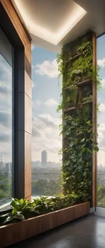 glass wall,bamboo curtain,green living,3d rendering,intensely green hornbeam wallpaper,wood window,sky apartment,penthouses,bamboo plants,residential tower,landscape designers sydney,weyerhaeuser,landscaped,balcony garden,modern decor,landscape design sydney,window curtain,green forest,greenforest,forest house,Photography,Artistic Photography,Artistic Photography 15