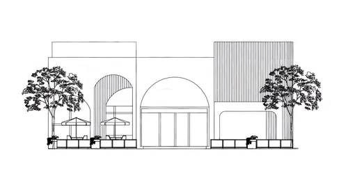 erechtheus,zappeion,botanical line art,palm tree vector,garden elevation,palm house,proscenium,stage design,botanique,sketchup,pediments,columns,landscape plan,unbuilt,peristyle,lacma,revit,doric columns,ctesiphon,orthographic