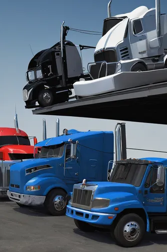 Practice for your CDL exam with our comprehensive app!,vehicle transportation,fleet and transportation,car carrier trailer,car transporter,boat trailer,freight transport,trucks,large trucks,delivery t