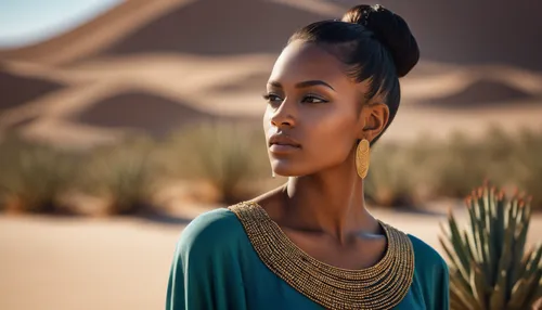 ancient egyptian girl,afar tribe,desert flower,desert background,african woman,pharaonic,desert rose,beautiful african american women,african american woman,ancient egyptian,ethiopian girl,tassili n'ajjer,ancient egypt,cleopatra,desert,girl on the dune,natural cosmetics,desert plant,desert landscape,egyptian,Photography,General,Cinematic