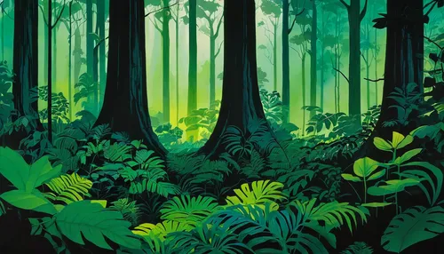 rainforest,forests,forest floor,cartoon forest,green forest,forest background,the forests,forest,the forest,forest landscape,jungle,forest plant,tropical and subtropical coniferous forests,ferns,rain forest,forest glade,aaa,forest dark,old-growth forest,green wallpaper,Illustration,Vector,Vector 09