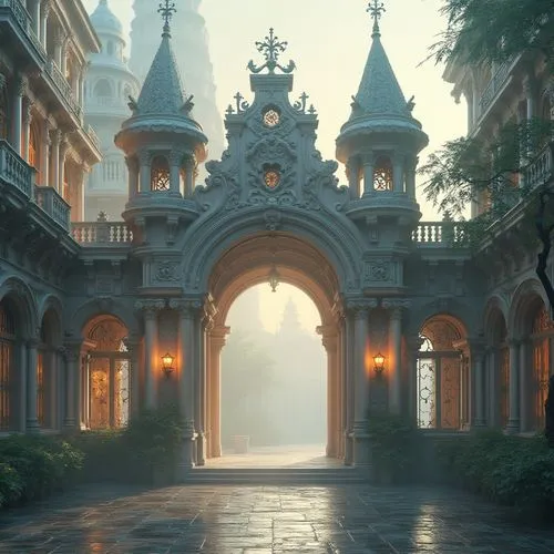 theed,fairy tale castle,fairytale castle,fantasyland,archways,rivendell,cryengine,archway,disneyland park,neverland,fairy tale,gateway,3d fantasy,enchanted,efteling,fairytale,everland,storybook,doorways,arcadia,Photography,General,Realistic