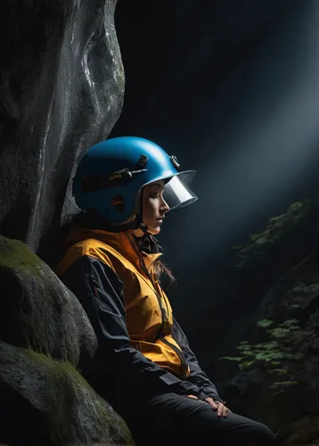 Create a poetic description of a tranquil moment while wearing a climbing helmet.,sport climbing helmets,sport climbing helmet,climbing helmet,caving,climbing helmets,canyoning,headlamp,safety helmet,