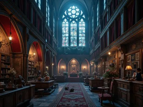 diagon,vestry,hogwarts,scriptorium,reading room,sacristy,sanctuary,sanctum,bibliotheca,bibliotheque,theed,oxbridge,ecclesiatical,sanctorum,apothecary,wizarding,bookshop,bookstalls,miniaturist,old library