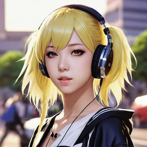 yang,headphone,headset,wireless headset,headphones,listening to music,walkman,bluetooth headset,wireless headphones,vocaloid,earphone,headsets,audio accessory,audio player,ren,music background,anime girl,earbuds,meteora,music player,Photography,General,Realistic