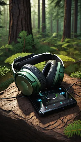 wireless headset,headsets,green forest,leaves case,listening to music,forest floor,forest background,head phones,tropical greens,pine green,headset,forest dark,forest glade,headphones,headphone,headset profile,forest,forests,wireless headphones,greenforest,Illustration,Black and White,Black and White 10