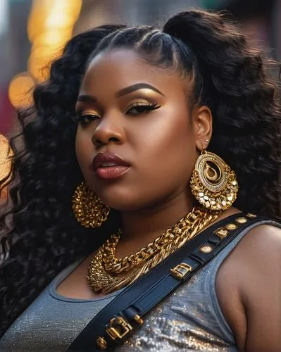 beautiful african american women,bbw,portrait,jewellery,long hair,young woman,Photography,General,Fantasy