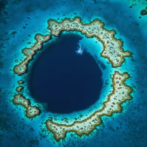 atoll from above,atoll,uninhabited island,blue cave,polynesia,coral reef,ocean floor,underground lake,great barrier reef,cenote,underwater oasis,blue planet,corona virus,fiji,smoking crater,artificial islands,belize,raja ampat,cayo coco,the bottom of the sea,Illustration,Japanese style,Japanese Style 18
