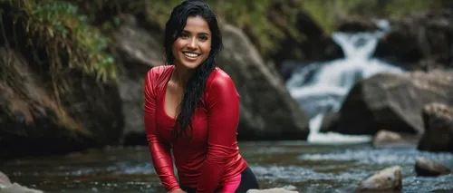 girl in red dress,red tunic,girl on the river,photoshoot with water,man in red dress,pooja,kajal,red,photographic background,thermal spring,humita,photoshop manipulation,woman at the well,image manipulation,photo session in bodysuit,indian girl,red coat,red dress,in red dress,digital compositing,Photography,General,Cinematic