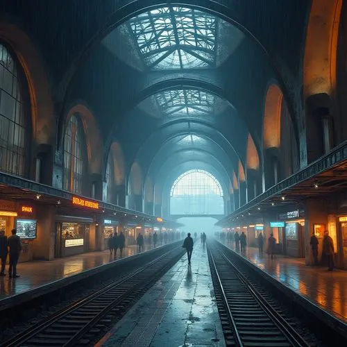 eurostar,spoor,berlin central station,carreau,trainshed,union station,the train station,french train station,paddington,centraal,railwayman,leadenhall,the girl at the station,diagon,train station passage,train station,grandcentral,railways,pancras,bioshock,Photography,General,Realistic