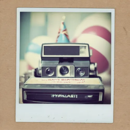 You're invited to a birthday bash!,instant camera,polaroid pictures,vintage background,vintage camera,vintage theme,retro frame,lubitel 2,polaroid,filmstrip,old camera,retro background,analog camera,r