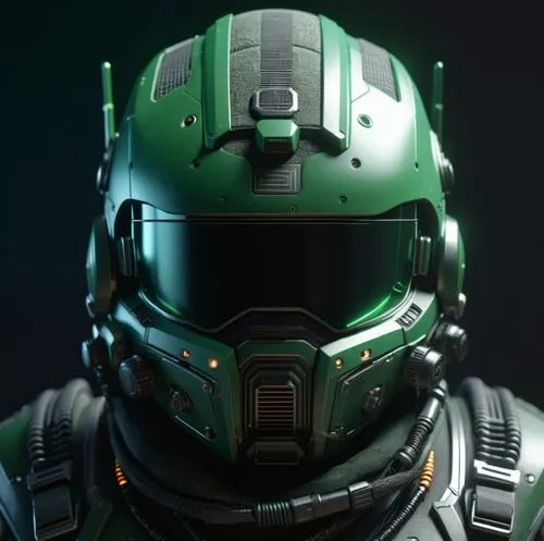 make the same pilot helmet color green
,a man in a futuristic suit with helmet,jager,popchanka,hal,helmet,jaeger,fuze,Photography,General,Sci-Fi