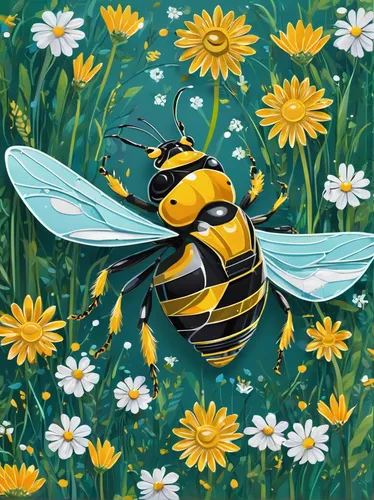 bee,drawing bee,pollinator,wild bee,honey bee,gray sandy bee,bumblebees,western honey bee,pollinate,pollinating,bees,honeybee,bee friend,bumblebee fly,springtime background,pollination,honey bees,bumble-bee,two bees,honey bee home,Conceptual Art,Sci-Fi,Sci-Fi 10