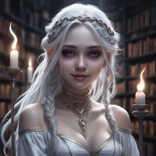 violet head elf,white rose snow queen,deirdre,fantasy portrait,daenerys,jaina,elona,elenore,emilia,ellinor,galadriel,eira,dark elf,behenna,sorceress,fantasy art,vasilisa,estess,vestal,priestess,Conceptual Art,Fantasy,Fantasy 01