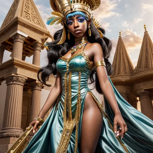 cleopatra,priestess,ancient egyptian girl,goddess of justice,pharaonic,tiana,ancient egyptian,lily of the nile,athena,ancient egypt,nile,egyptian temple,egyptian,pharaoh,queen crown,oriental princess,artemisia,maria bayo,fantasy art,fantasy woman