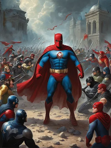 superhero background,red super hero,superman,superhero comic,marvel comics,superhero,super hero,superheroes,comic hero,super man,unite,assemble,civil war,world digital painting,red cape,cg artwork,sci fiction illustration,the sea of red,comic books,the storm of the invasion,Conceptual Art,Fantasy,Fantasy 29