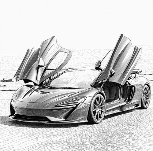 illustration of a car,lamborgini,mclaren mp4-12c,longtail,maclaren,supercar car,sportscar,rimac,car drawing,supercar,italdesign,superleggera,gull wing doors,futuristic car,sportscars,pagani,concept ca