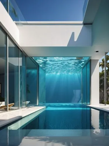 infinity swimming pool,pool house,swimming pool,glass wall,water cube,underwater oasis,dug-out pool,aqua studio,roof top pool,underwater playground,luxury property,pool water surface,glass roof,piscine,dreamhouse,acquatic,outdoor pool,underwater landscape,luxury home,ocean underwater,Photography,Artistic Photography,Artistic Photography 01